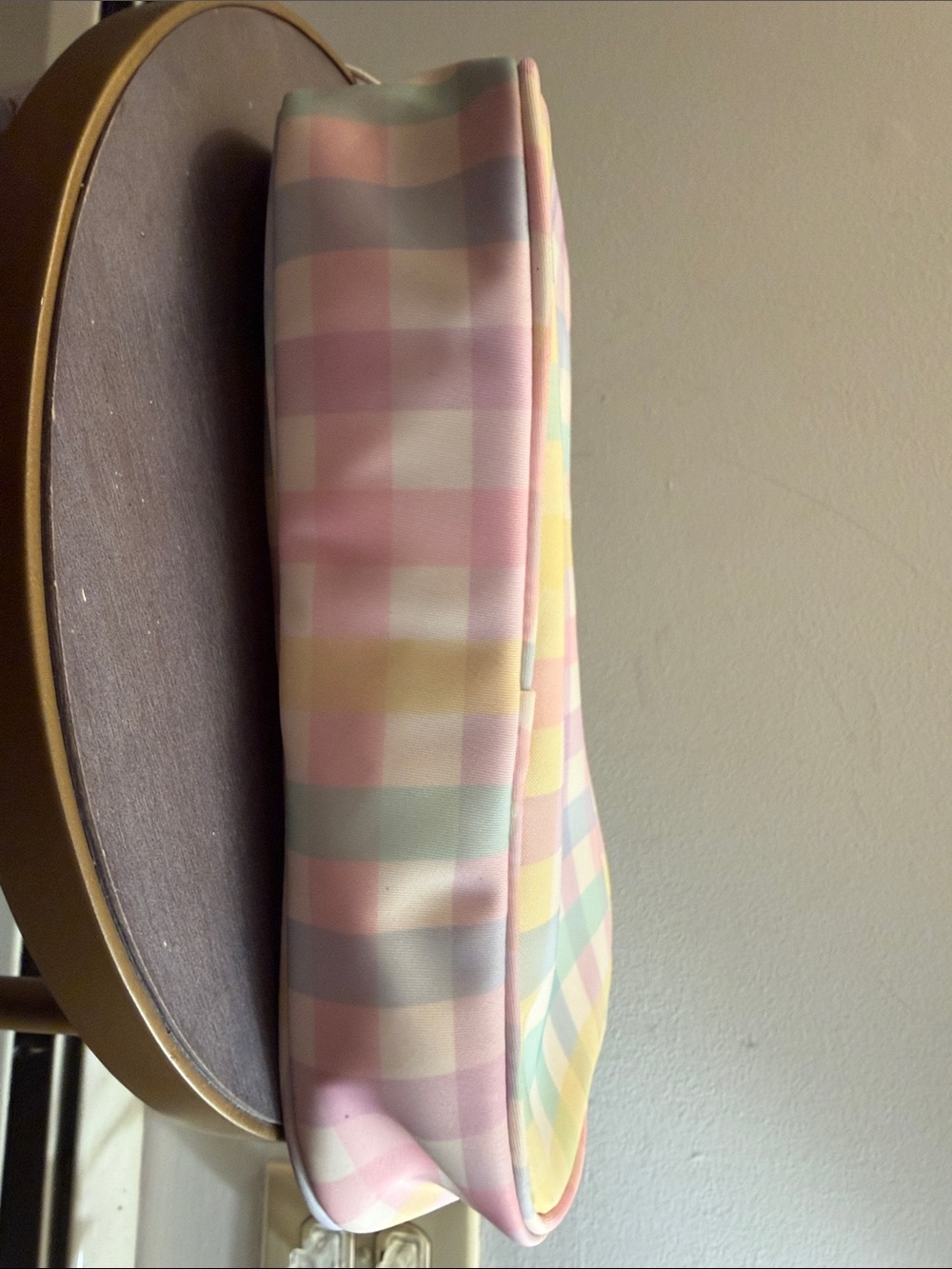 Stoney clover lane rainbow gingham small pouch - Picture 4 of 6